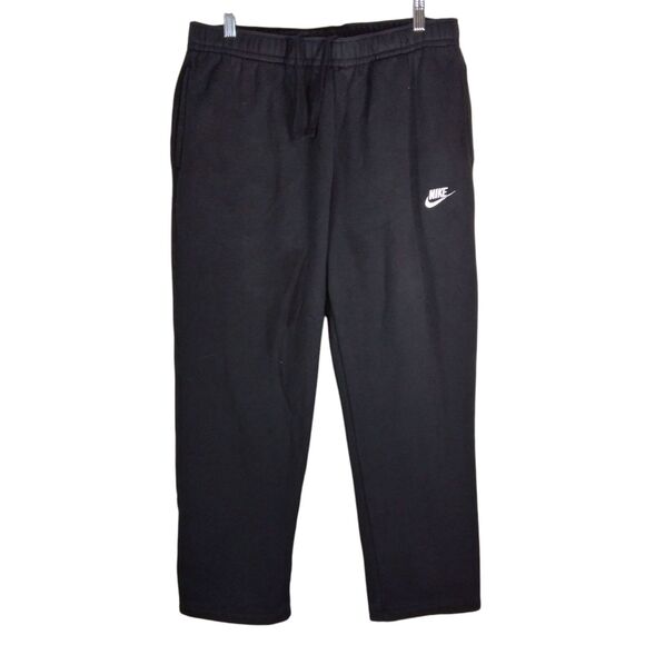 Nike Sportswear Club fleece sweatpants mens L Large black jogger swoosh BV2707 - Picture 1 of 10